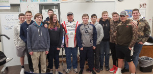 Captain Greg with the Menasha High School Fishing Team